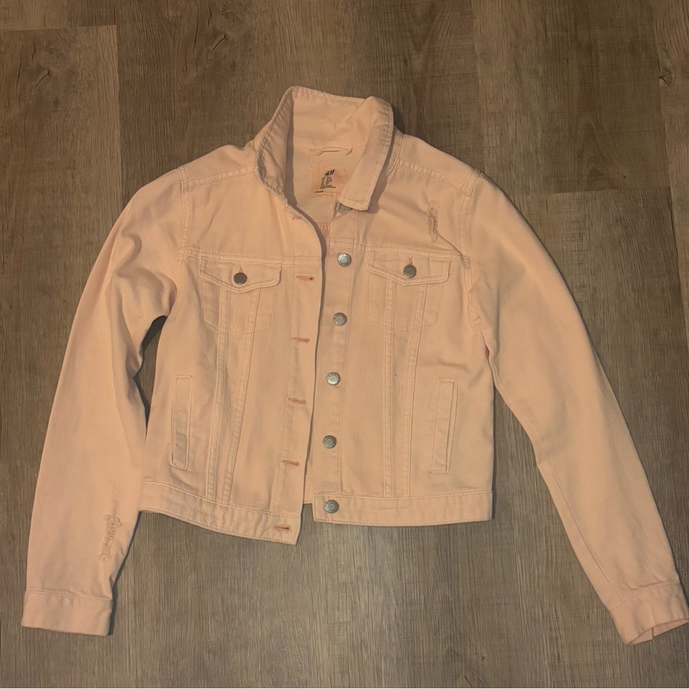 light pink, size 12-13 Y, H&M Jean Jacket